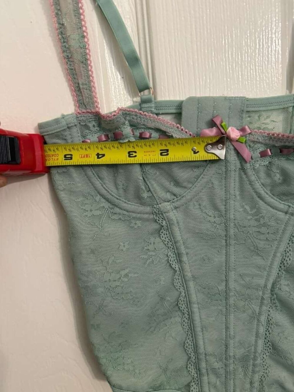 Y2K Out From Under Urban Outfitters Lace Bustier Corset Top XS NWT - Picture 8 of 10